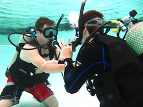 one on one scuba instruction
